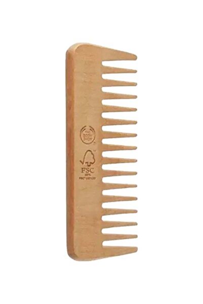 Generic Wide Toothed Detangling Comb Beige