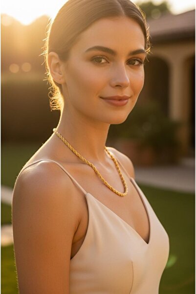 Hakan Güler Kuyumculuk 14 Ayar Altın Halat Burgu Model Zincir – 7,00 Gram