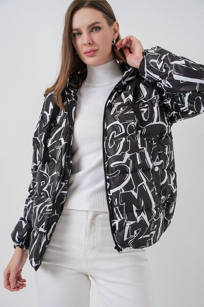 Hiccup BDART oversized d με κουκούλα Φουσκωτό μπουφάν