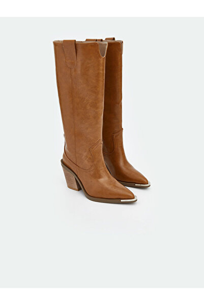 LC Waikiki Deri Görünümlü Kadın Çizme