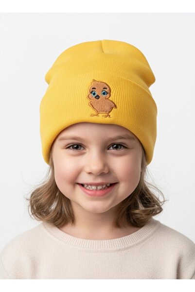 gigigiyim Chick Patterned Unisex Children's Beanie