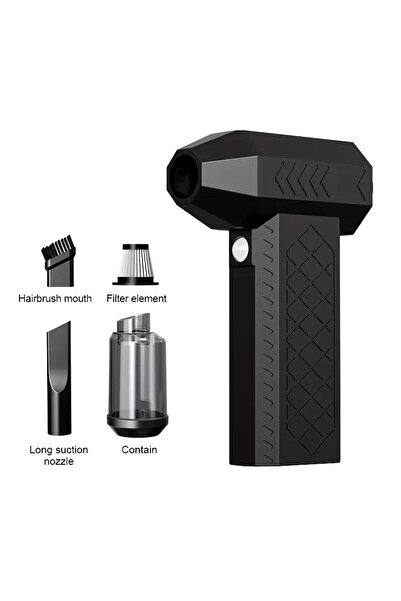 Generic Powerful 2-in-1 cordless air blower and handheld vacuum cleaner; surface dust removal blower with digital display and LED light.