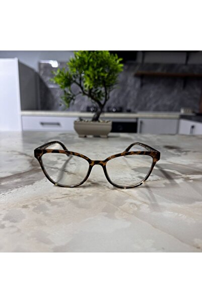 EMC إكسسوار نظارات على شكل قطة الفهد مع حماية من الضوء الأزرق