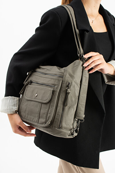 Kenyon Cox Washable Leather Backpack and Shoulder Bag Kcx1019