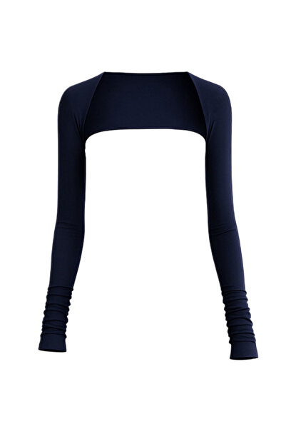 rashera Uzun Kollu Bolero – Modern Çizgi, Kusursuz Form (Lacivert)