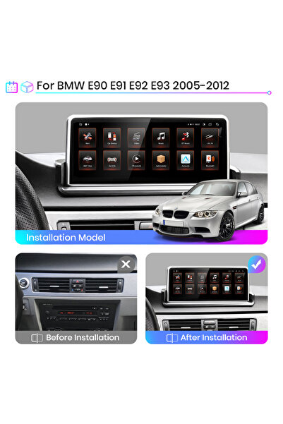 NavStore Navigation BMW 3 Series E90 E91, 5 Series E60 E61 (2004-2013), 10.25 Inch, 6Gb Ram, 128Gb Storage, Carplay