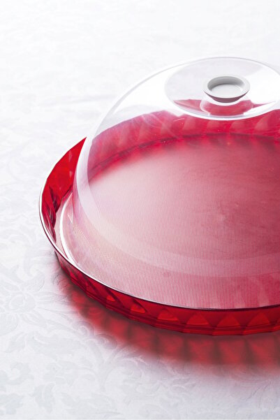 Omada Kitchen platters -- Cake platter with lid ø36xh16.5 cm - DIAMOND