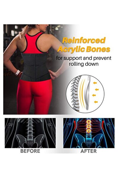 Generic Waist Trainer Belt, Waist Cincher Trimmer Slimming Workout Body Shaper For Weight Loss - 2XL