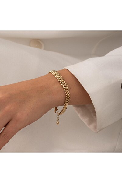 H.M Hakan Mücevherat Dorikalı 14 Ayar Altın Bileklik