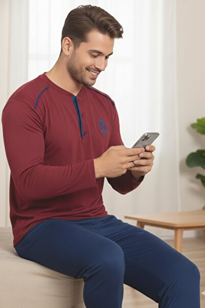 ELİTOL Cotton Soft Touch Men's Pajama Set