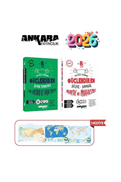 Ankara Yayıncılık 8.SINIF GÜÇLENDİREN DİN KÜLTÜR - SÖZEL SAYISAL MANTIK VE MU...