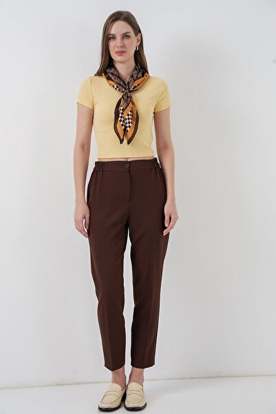 Hiccup Υφασμάτινο παντελόνι με ψηλόμεσο κορδόνι BDART