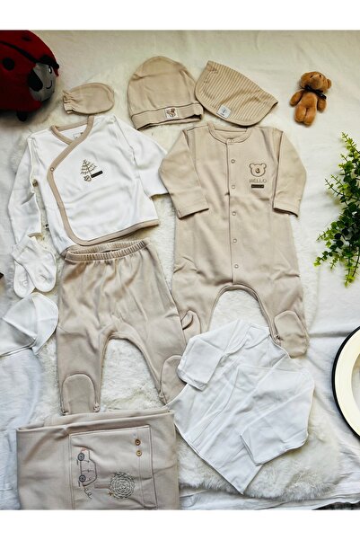 Caramell Yeni doğan 10 parça hastane çıkışı seti