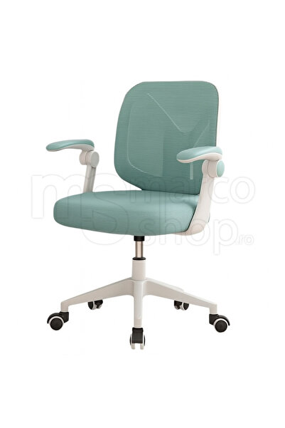 Marcoshop Scaun ergonomic pentru copii - design modern, confort premium, suport reglabil, albastru