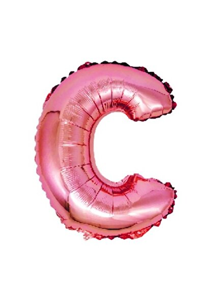 OEM Μπαλόνι με γράμμα C, ροζ χρυσό, 40 cm