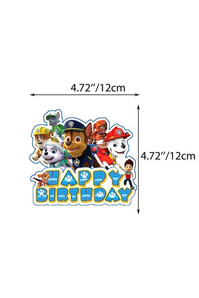 REDQUIT Set de 34 accesorii pentru petrecere de ziua de naștere PAW PATROL