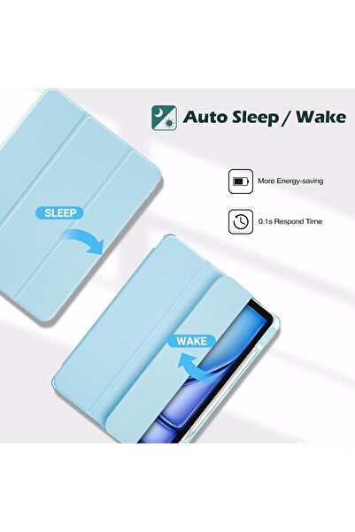 Generic CAT-COT Air 13 inch " iPad Smart Flip Cover-Full-Body Protection, Auto Sleep/Wake, Adjustable Stand