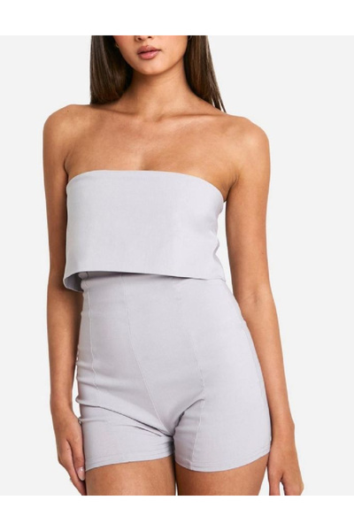 BOOHOO Jumpsuit, Gray