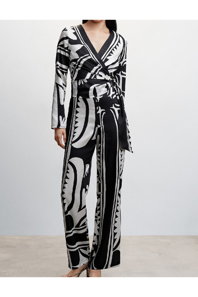 Evendi Jumpsuit, Black/White