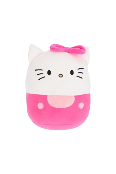 Hello Kitty Super soft plush pillow, squishy, for children, pink, 32 cm, Happy,