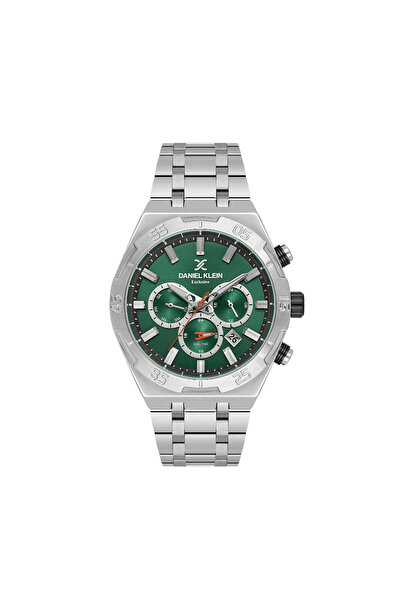 Daniel Klein Exclusive Silver Stainless Steel Watch for Men DK.1.14207-3