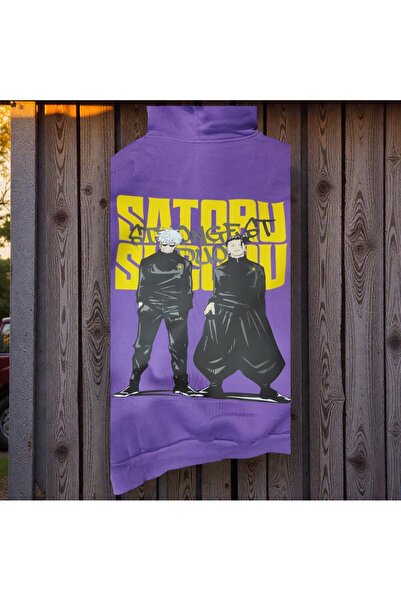 FG KONNİCHİWA Φούτερ Anime Kaisen Jujutsu με κουκούλα Ανδρικό Γυναικείο με κουκούλα Cosplay Gojo Satoru