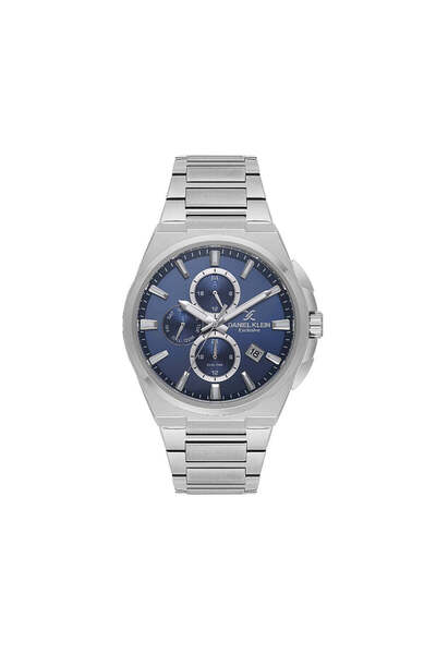 Daniel Klein Exclusive Silver Stainless Steel Watch for Men DK.1.14214-3