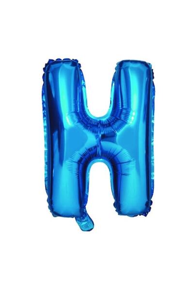 OEM Μπαλόνι με το γράμμα H, μπλε, 40 cm