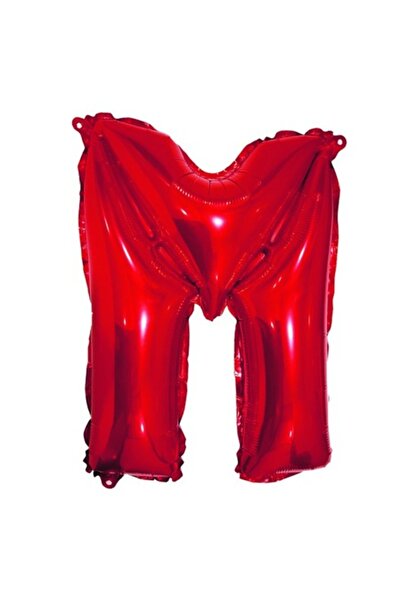 OEM Μπαλόνι γράμμα Μ, κόκκινο, 40 εκ.