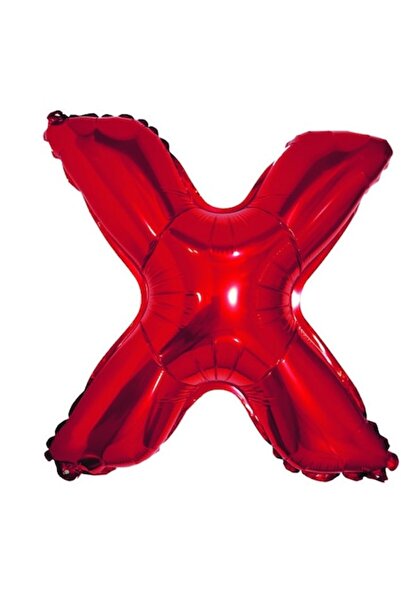 OEM Μπαλόνι με το γράμμα Χ, κόκκινο, 40 cm