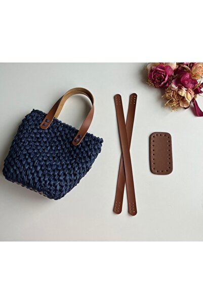 zg hobi aksesuar Örgü Çantalar İçin Dikilebilir Sap Ve Taban Kiti