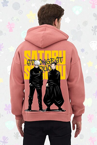 FG KONNİCHİWA Φούτερ Anime Kaisen Jujutsu με κουκούλα Ανδρικό Γυναικείο με κουκούλα Cosplay Gojo Satoru