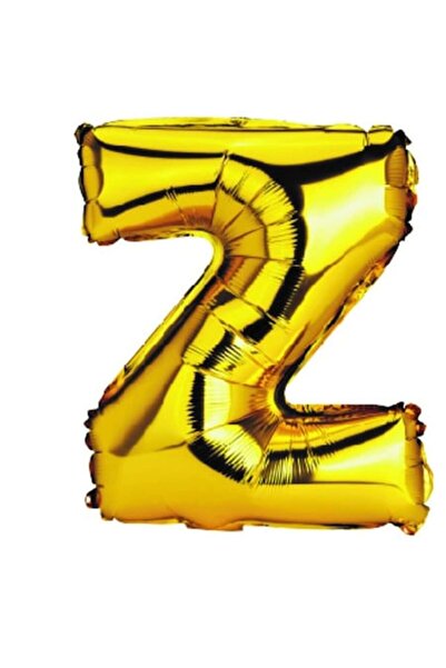 OEM Балон с буквата Z, златен, 40 см