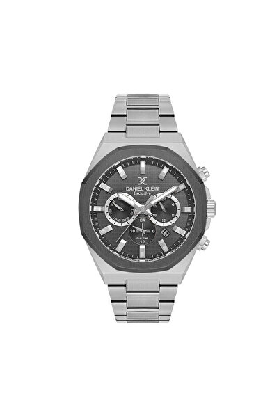 Daniel Klein Exclusive Silver Stainless Steel Watch for Men DK.1.14218-5