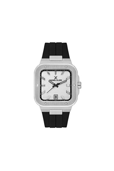 Daniel Klein Premium Black Silicone Band Watch for Men DK.1.14143-1