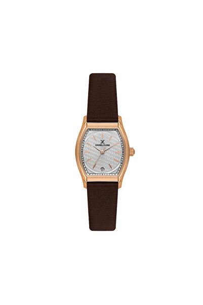 Daniel Klein Premium Brown Leather Watch for Women DK.1.14152-5