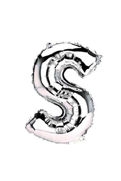 OEM Letter S Balloon, Silver, 40cm