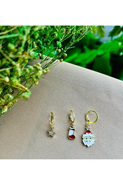 Markiz Takı Triple New Year Earring Set