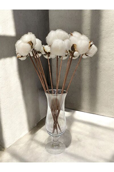 GFSMORE Decorative 10-Piece Cotton Flower