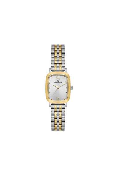 Daniel Klein Premium Silver and Gold Stainless Steel Watch for Women DK.1.141...