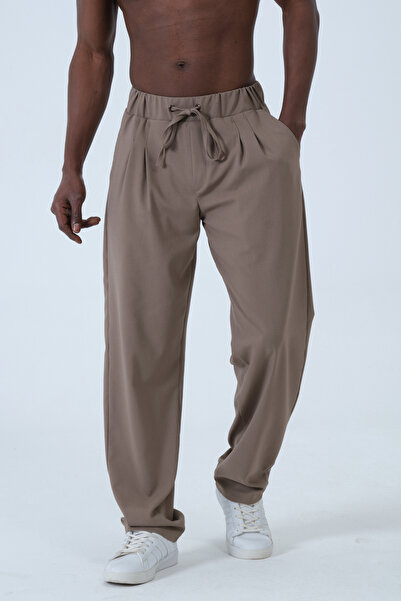 RELAXL Office Style Baggy Mink Trousers Pleated Wide Leg 2Xs-10Xl