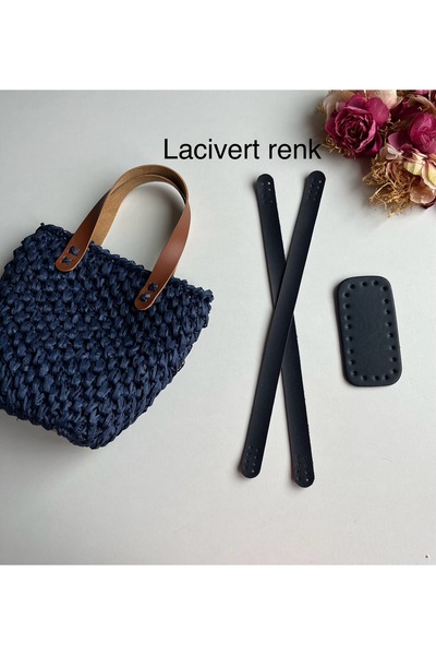 zg hobi aksesuar طقم مقبض وقاعدة قابلة للخياطة لحقائب الحياكة