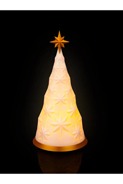 Epic Crafting Lampă 3D „Brad de Crăciun” 19cm – decor luminos de iarnă cu LED...