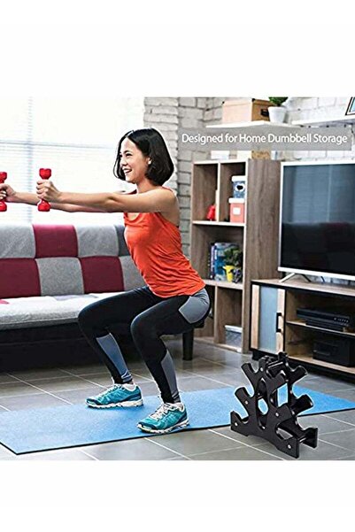 Generic 3-Tier Dumbbell Rack Stand - Holds 30 Pounds (No Dumbbells)