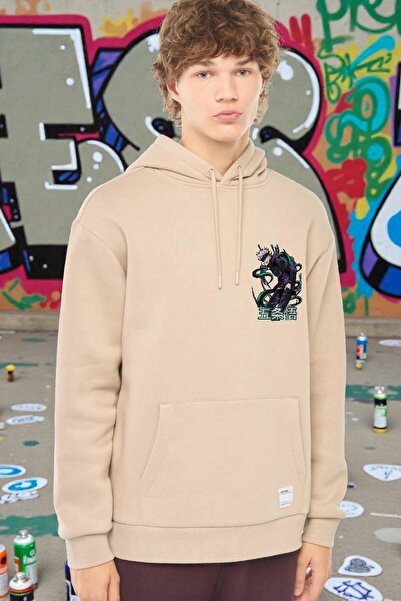 FG KONNİCHİWA Φούτερ Anime Kaisen Jujutsu με κουκούλα Ανδρικό Γυναικείο με κουκούλα Cosplay Gojo Satoru