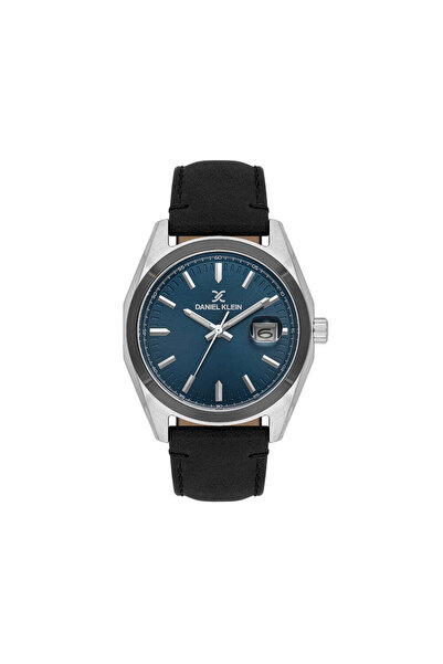 Daniel Klein Premium Black Leather Watch for Men DK.1.14138-4