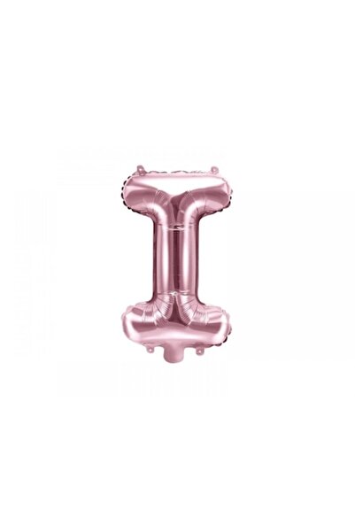 DECO Rose Gold Foil Balloon Letter I, 35 cm