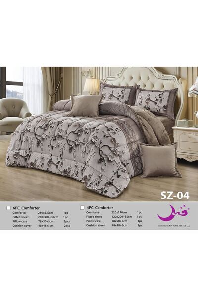 Moon Luxury winter set for two people, warm winter wear, made of high-quality faux fur, 6 pieces