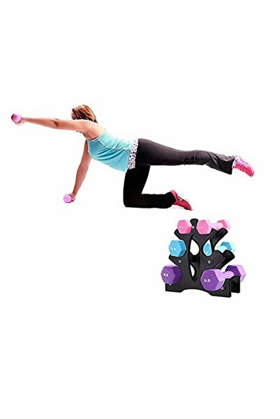 Generic 3-Tier Dumbbell Rack Stand - Holds 30 Pounds (No Dumbbells)