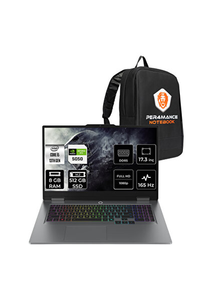 LENOVO LOQ 17 i5-13450HX 8GB 512GB SSD RTX5050/8GB 115W 17.3" FHD 165Hz FDOS ...